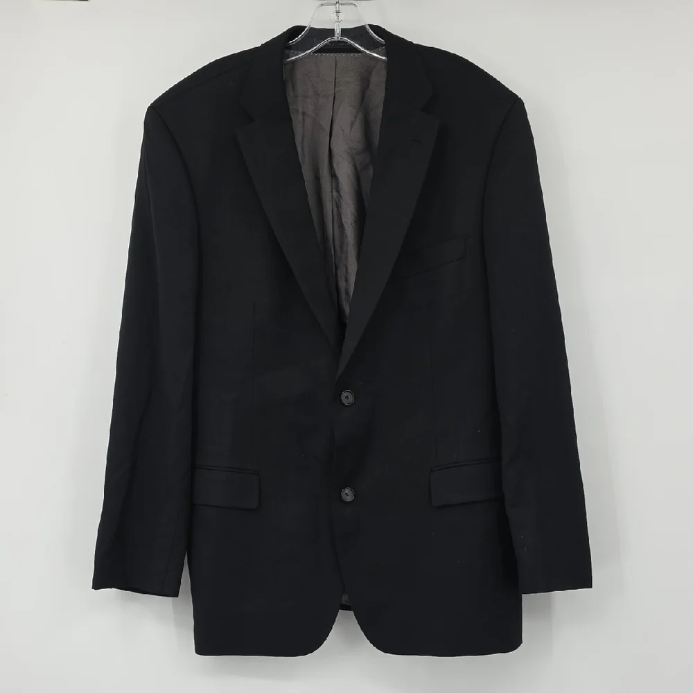 Boss Classic 2 Button Elegant Black Men's Blazer Size 44R